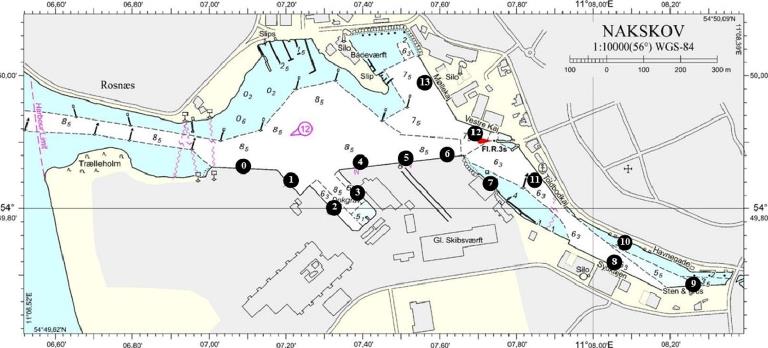 Data på kajer i Nakskov Havn